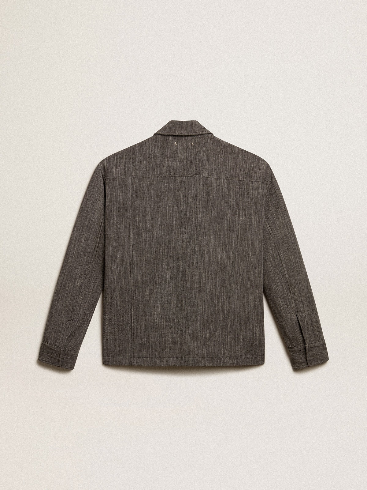Men’s wool blend coach jacket
