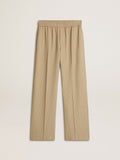 Men's travertine-colored joggers