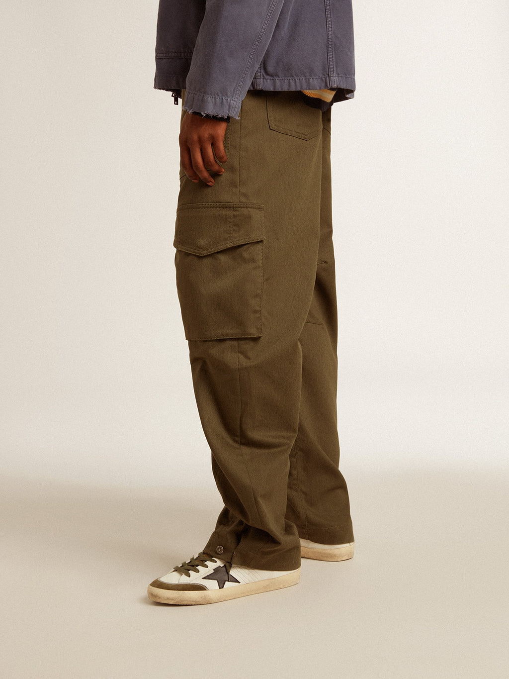 Olive green cargo pants