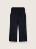 Men’s joggers in dark blue wool