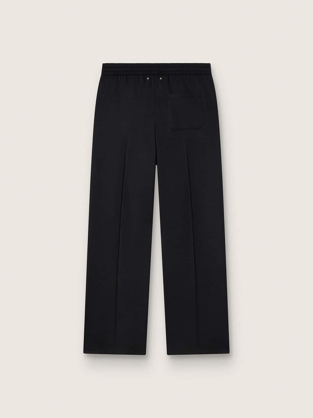 Men’s joggers in black wool