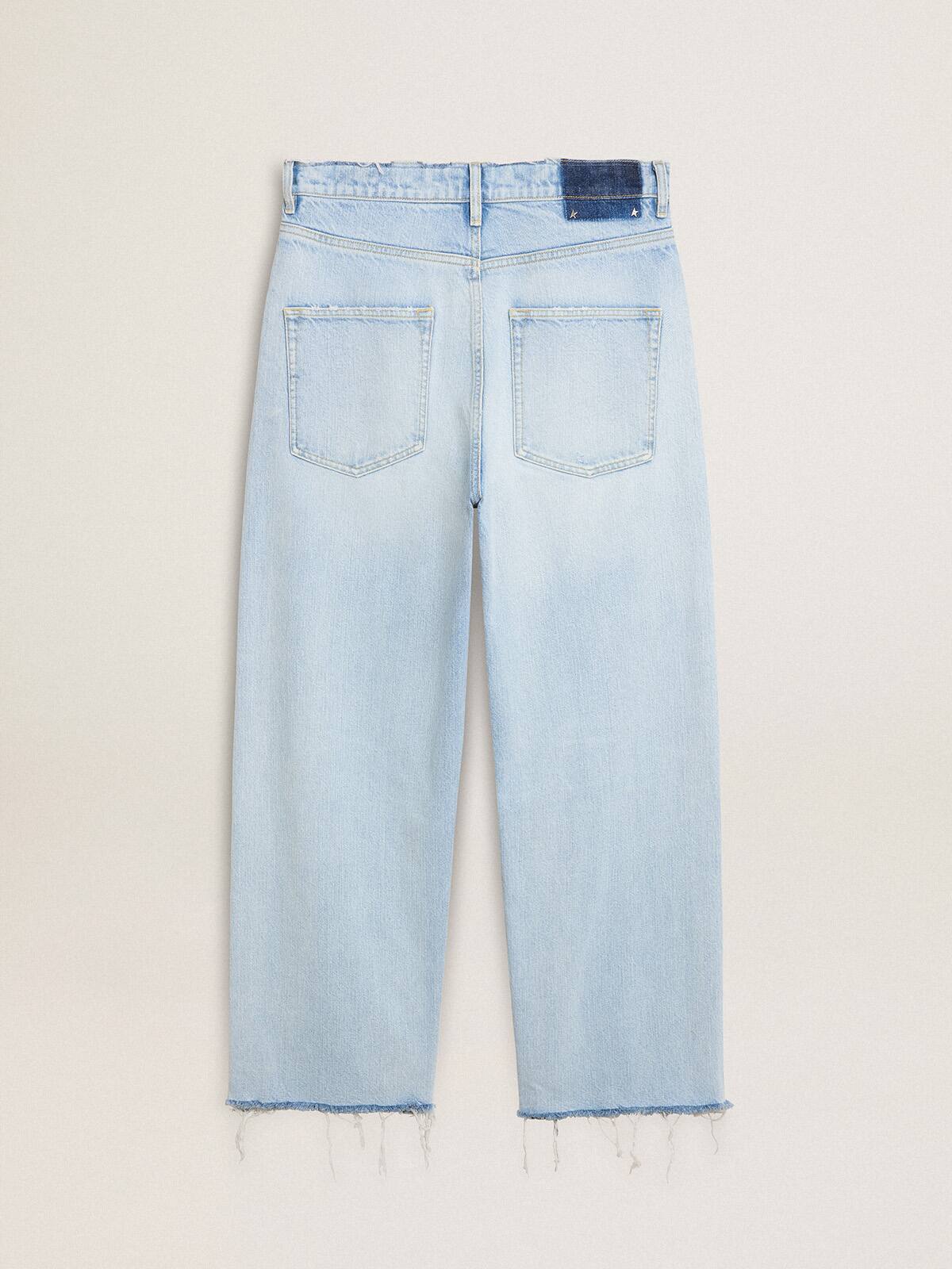 Men’s pants in lived-in effect denim