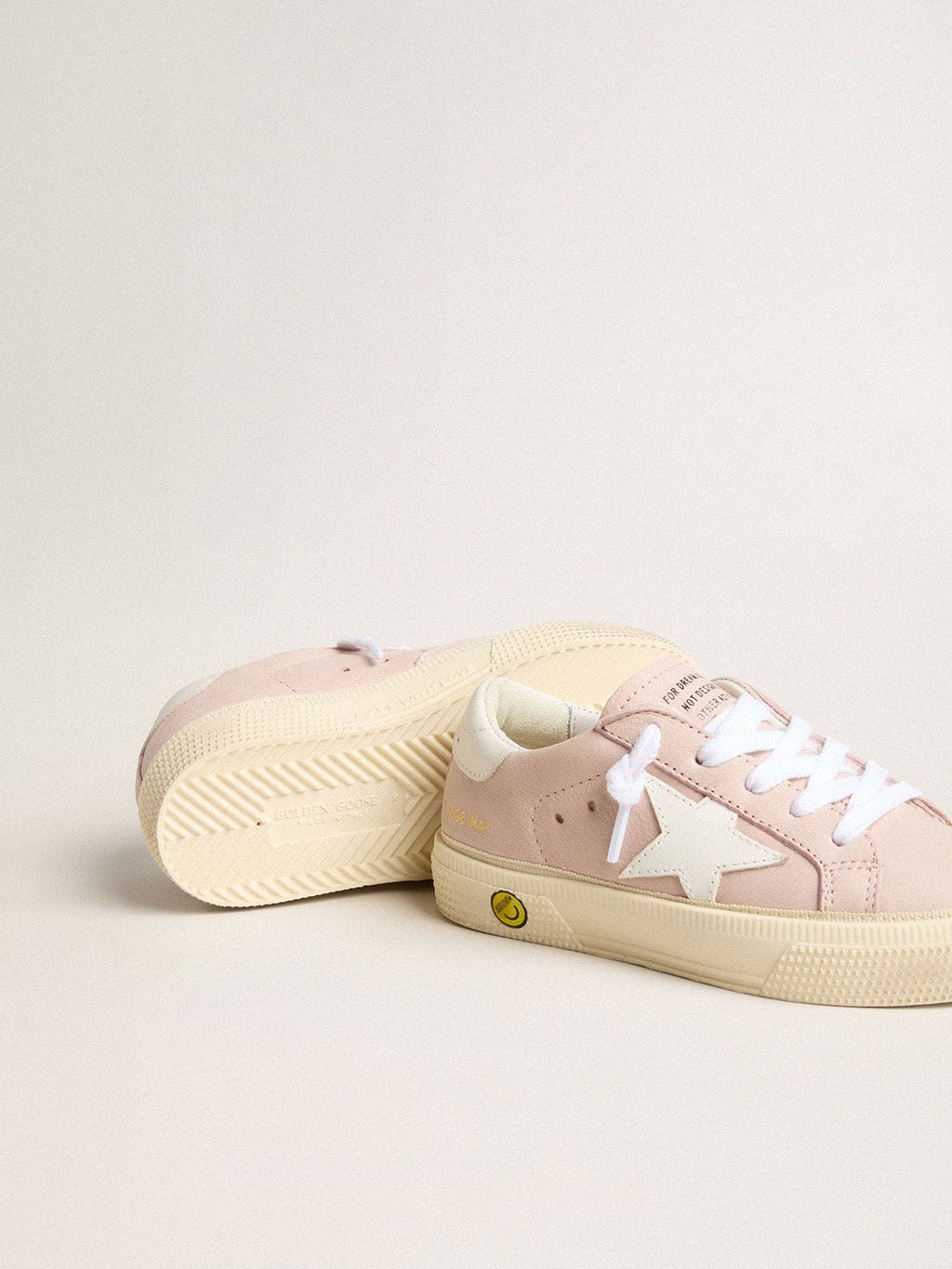 Pink May Teen with white leather star