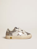Bio-based May Teen in glitter with silver star and heel tab