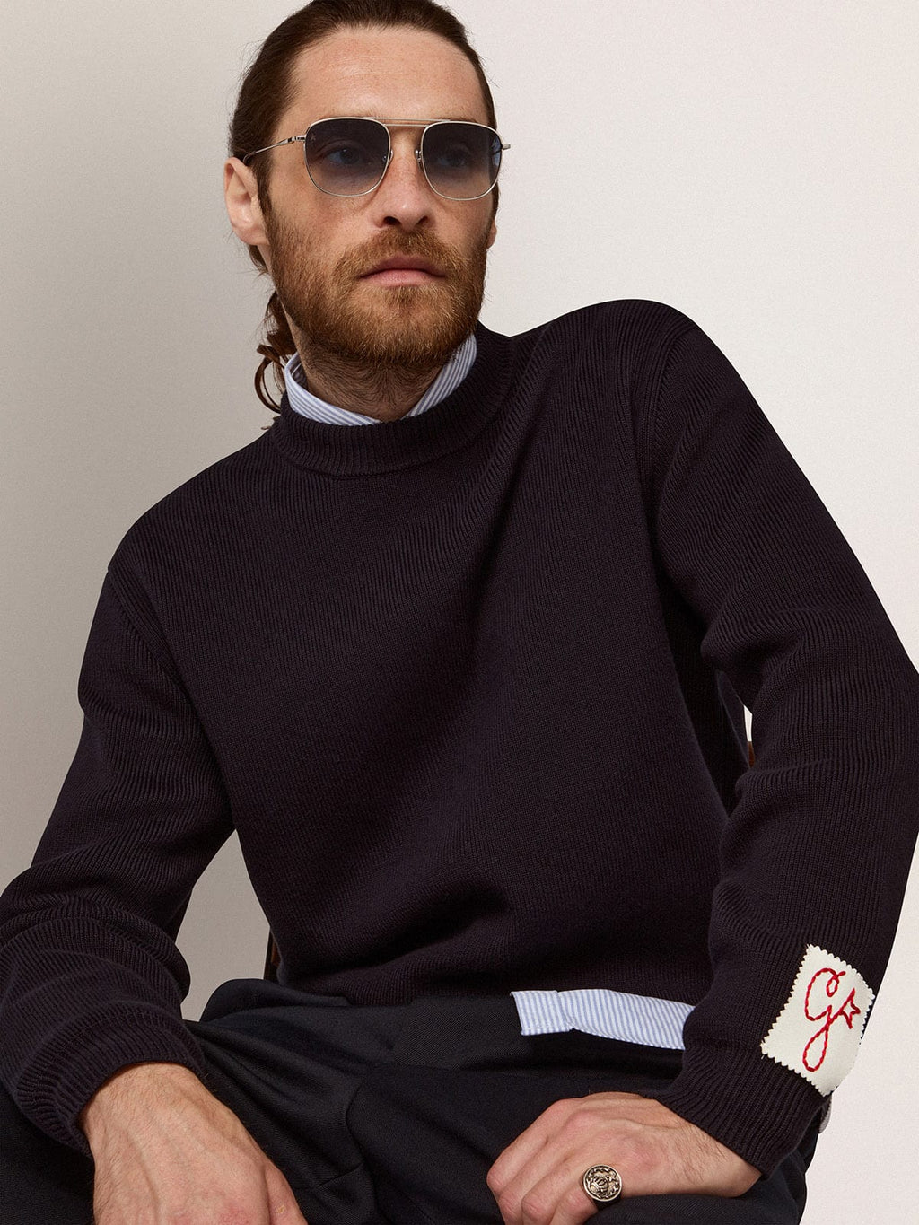 Sunframe Roger aviator model with silver frame