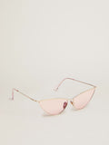 Sunframe cat-eye style with pink frame and lenses