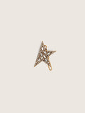Lace lock with Star clip in antique gold color