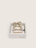 Gold lurex laces