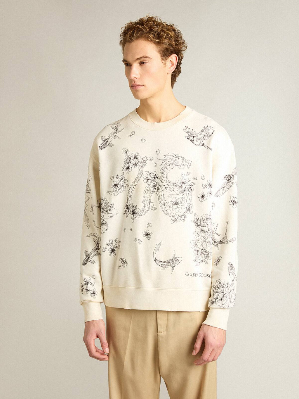 Aged white CNY sweatshirt