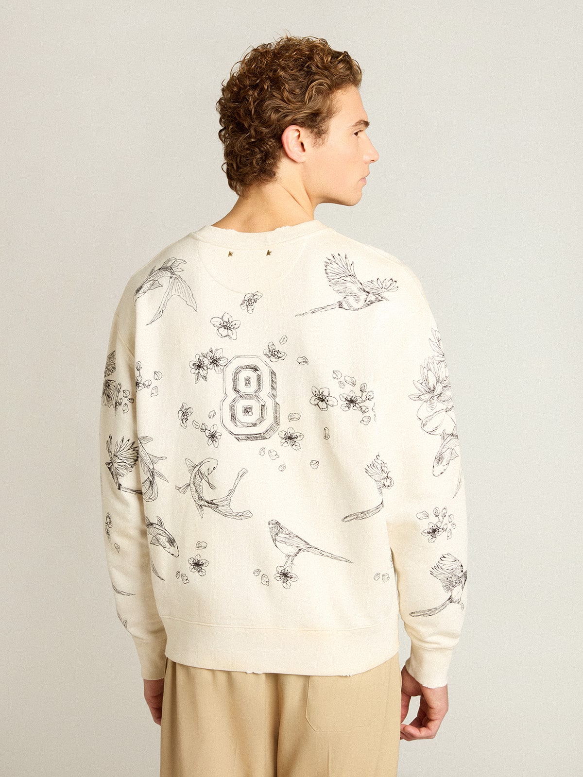 Aged white CNY sweatshirt