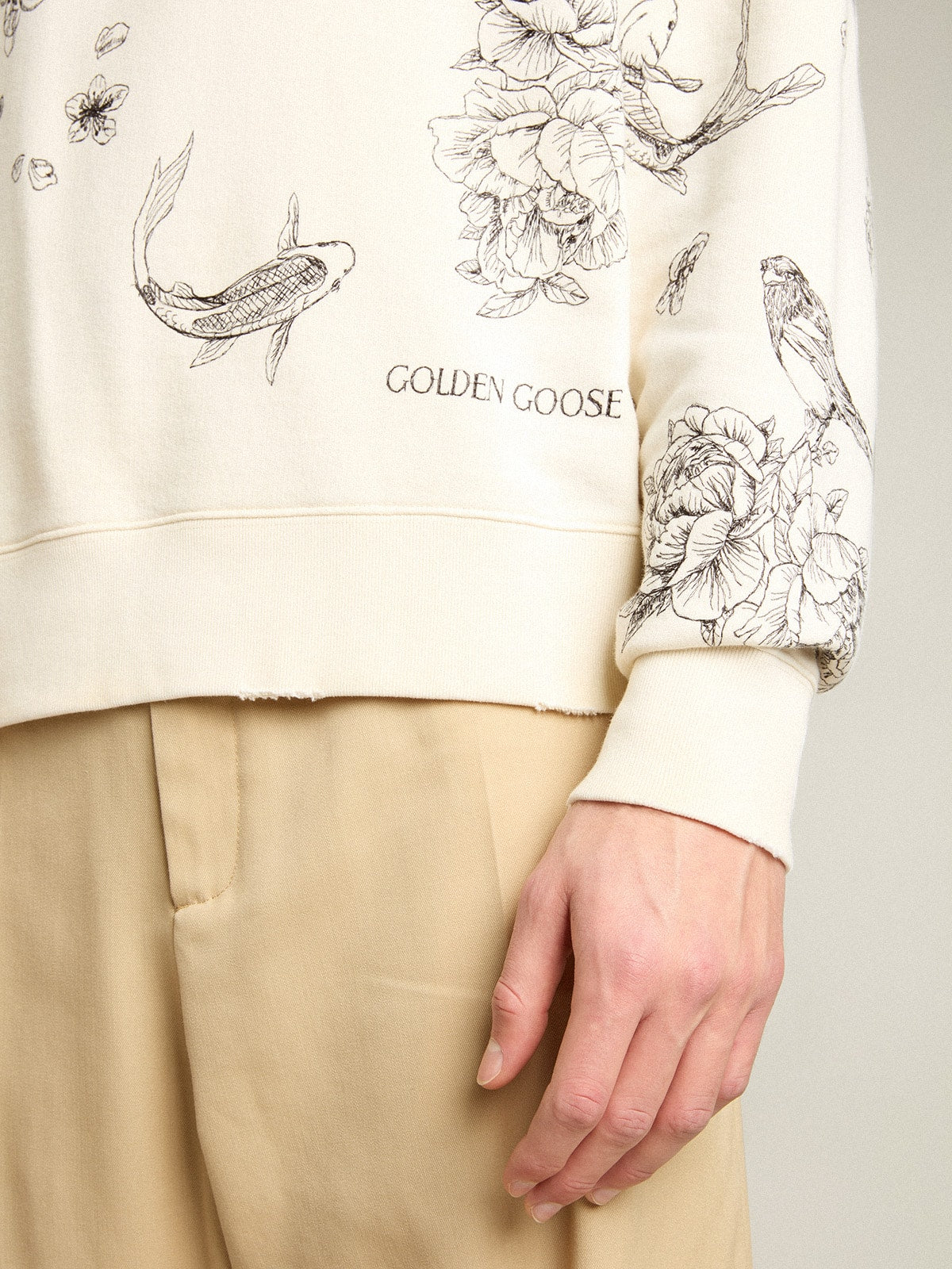 Aged white CNY sweatshirt