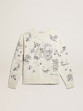Aged white CNY sweatshirt