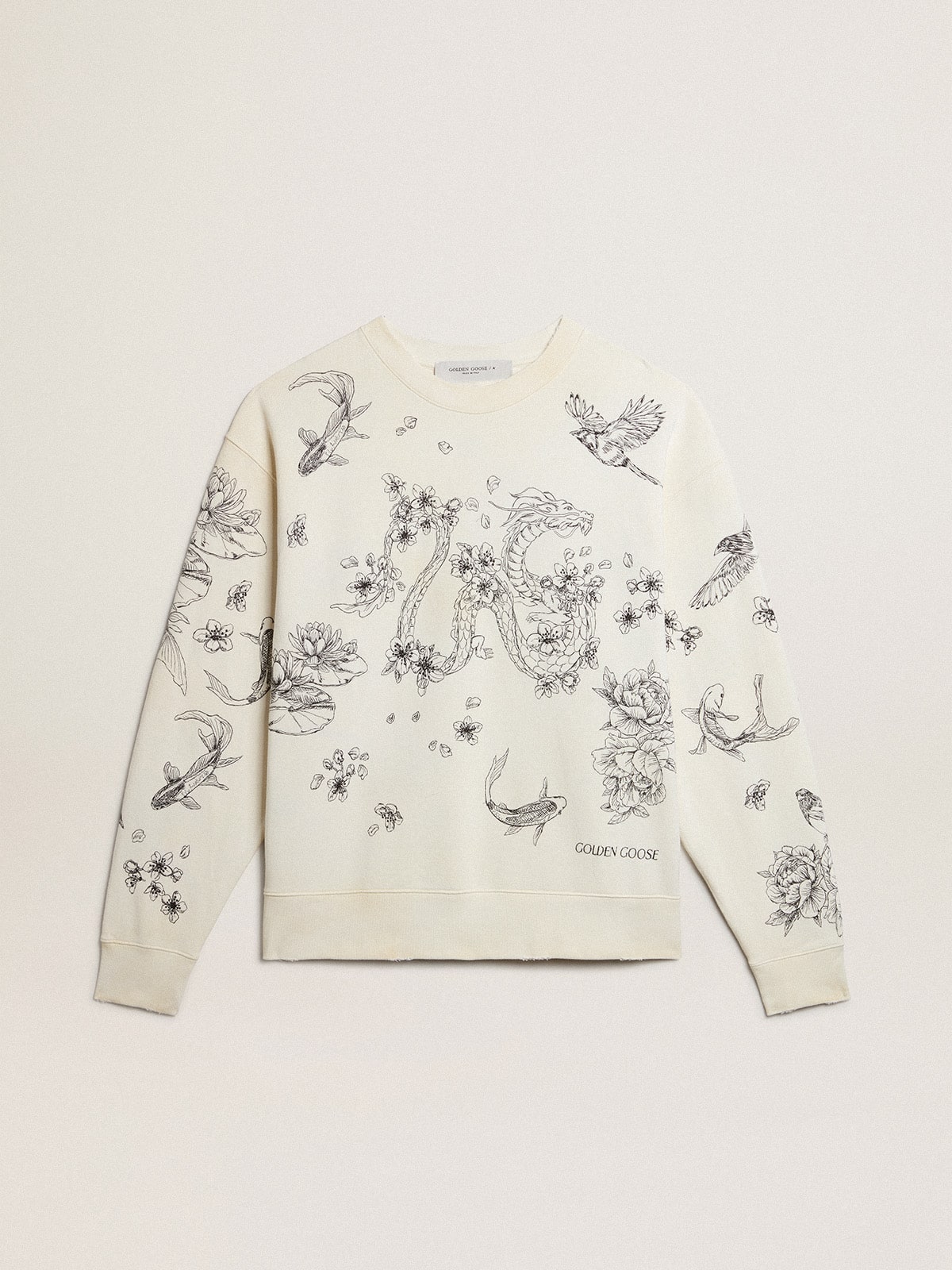 Aged white CNY sweatshirt