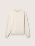 Sweatshirt in aged white with reverse logo on the back - Jersey Capsule