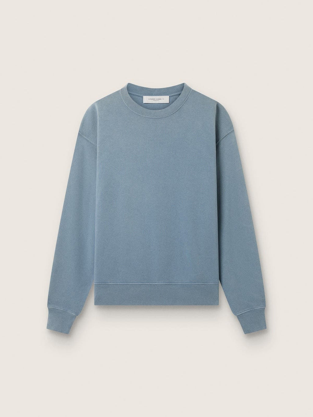 Baby blue sweatshirt with reverse logo on the back - Jersey Capsule