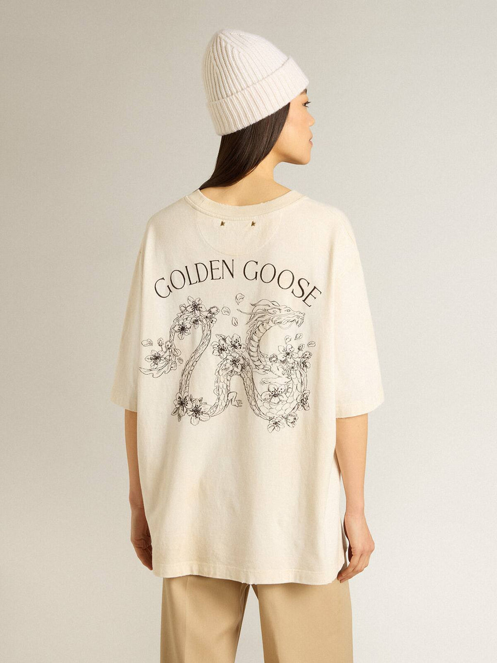 Aged white CNY T-shirt