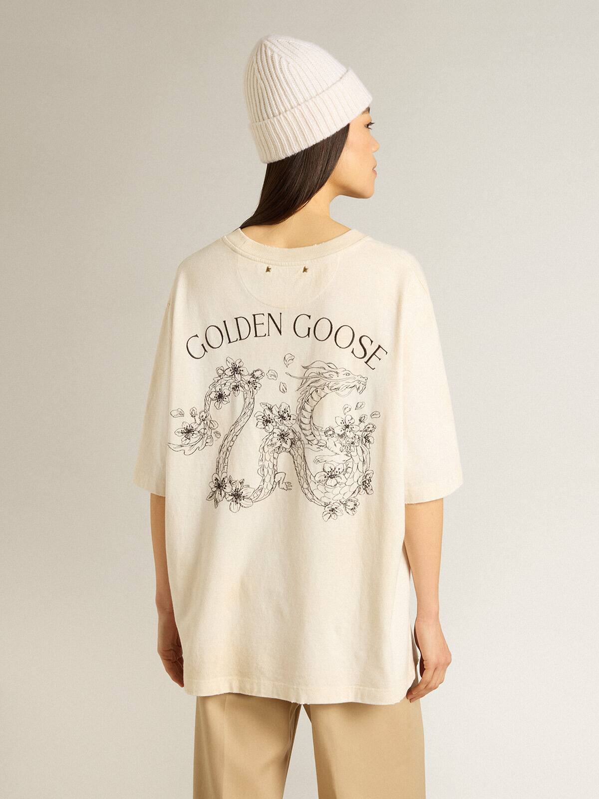 Aged white CNY T-shirt
