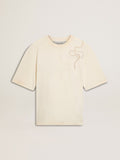 CNY worn-white relaxed fit T-shirt