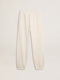 White joggers