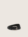 Women's belt in black leather