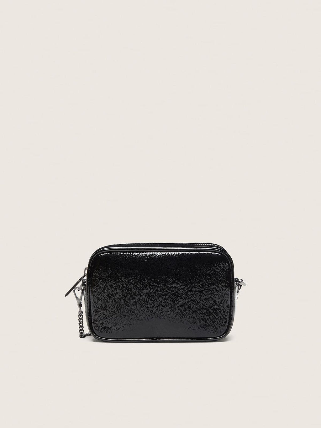Mini Star Bag in black leather with Swarovski crystal star