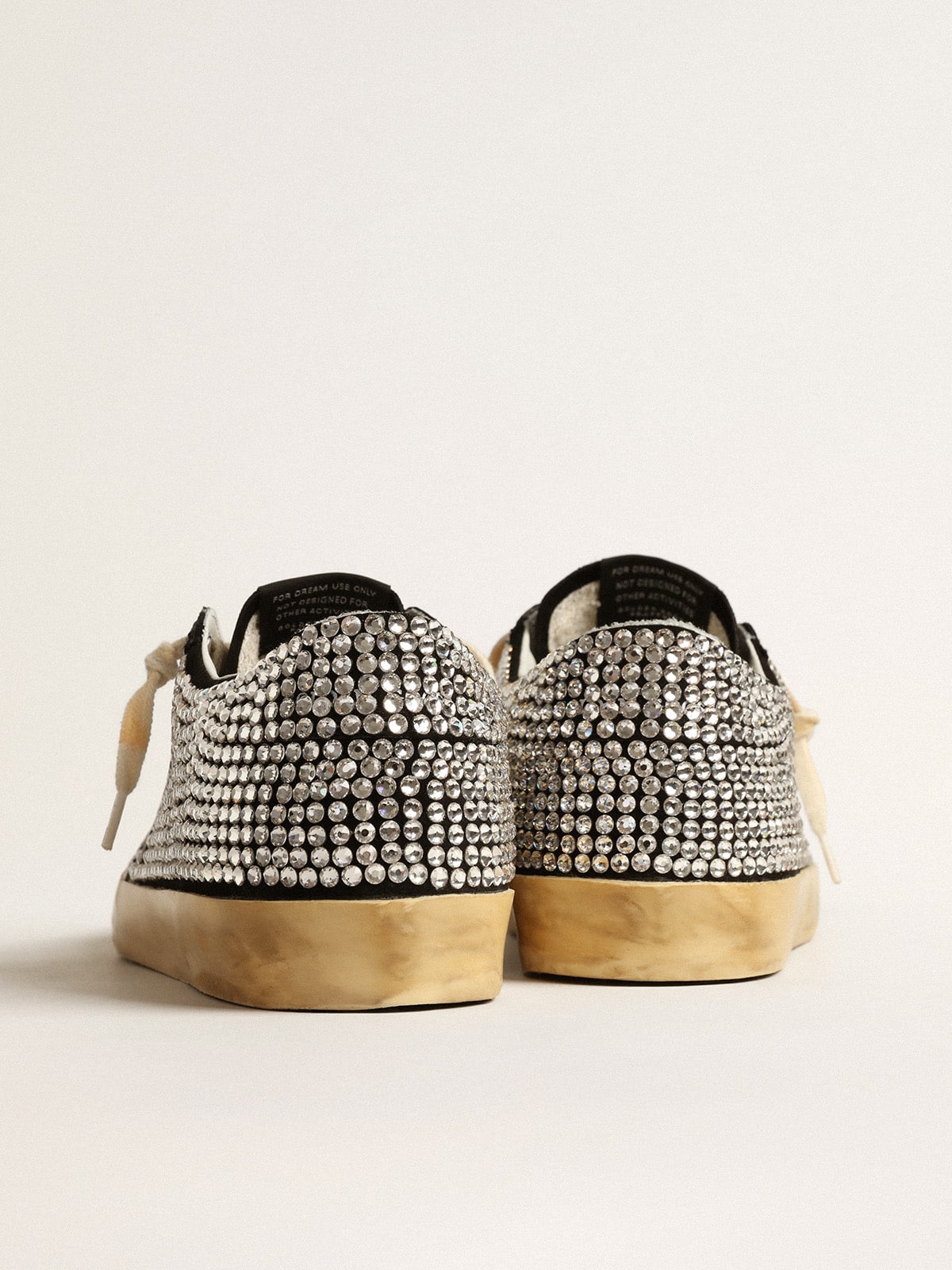 Super-Star LTD with Swarovski crystals and black leather star