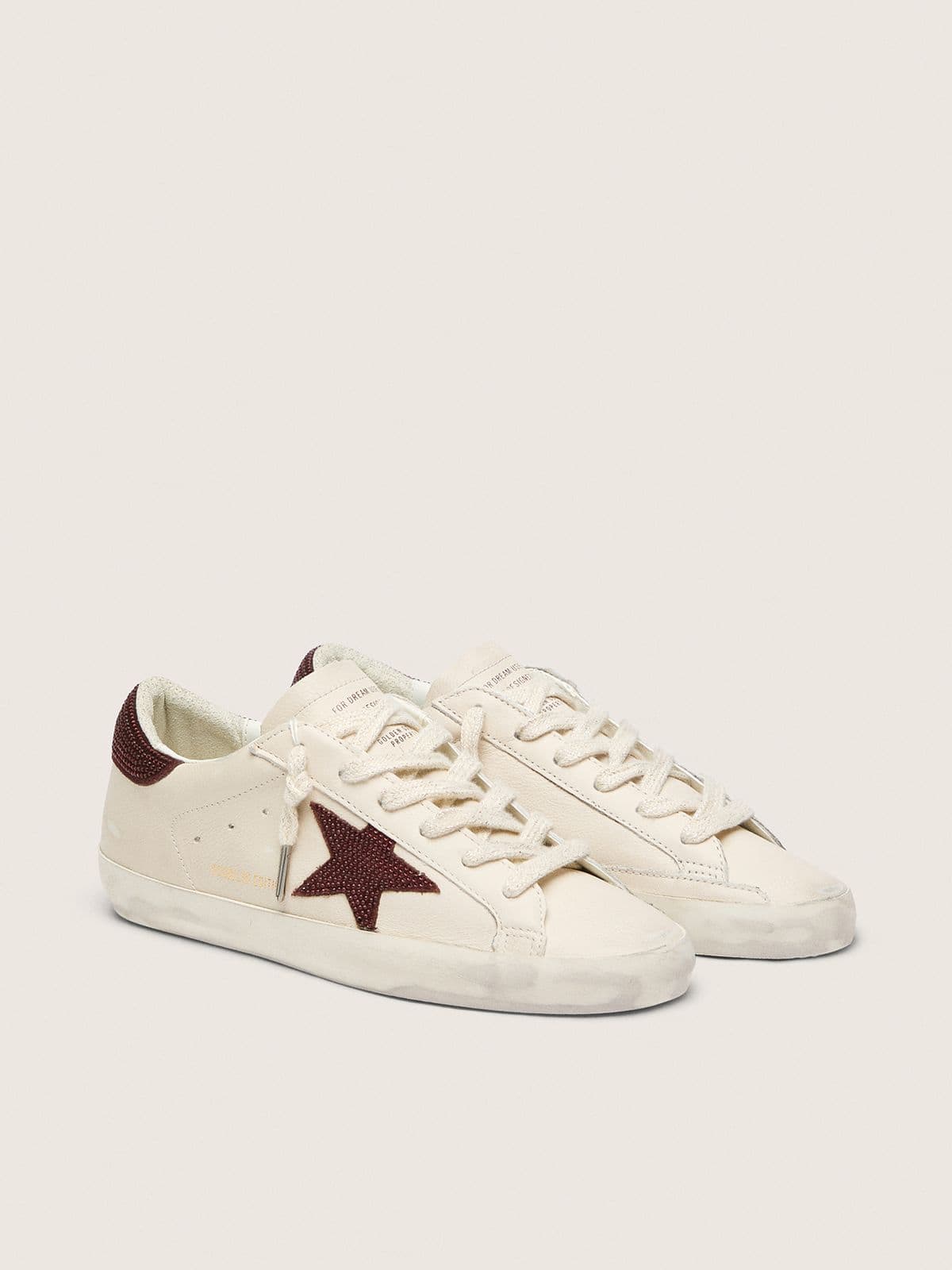 Women’s Super-Star LTD with suede star and heel tab with Swarovski crystals