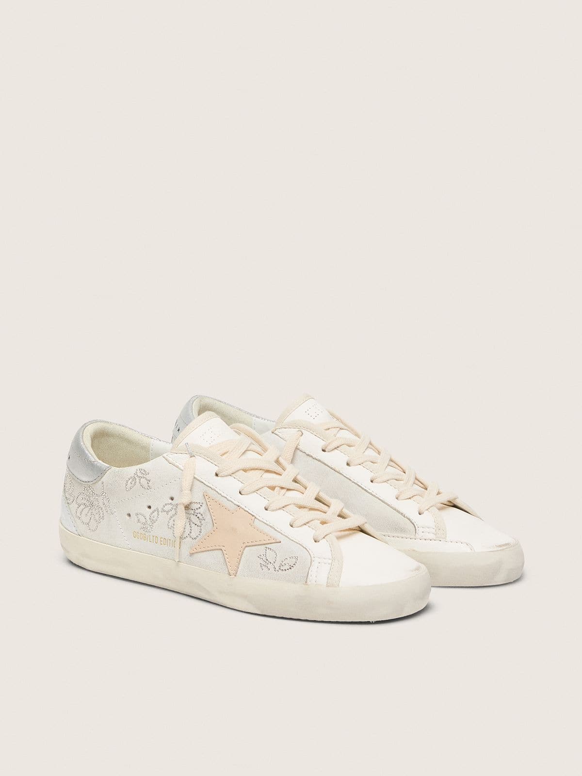Super-Star LTD with Swarovski crystals and smoke gray leather star