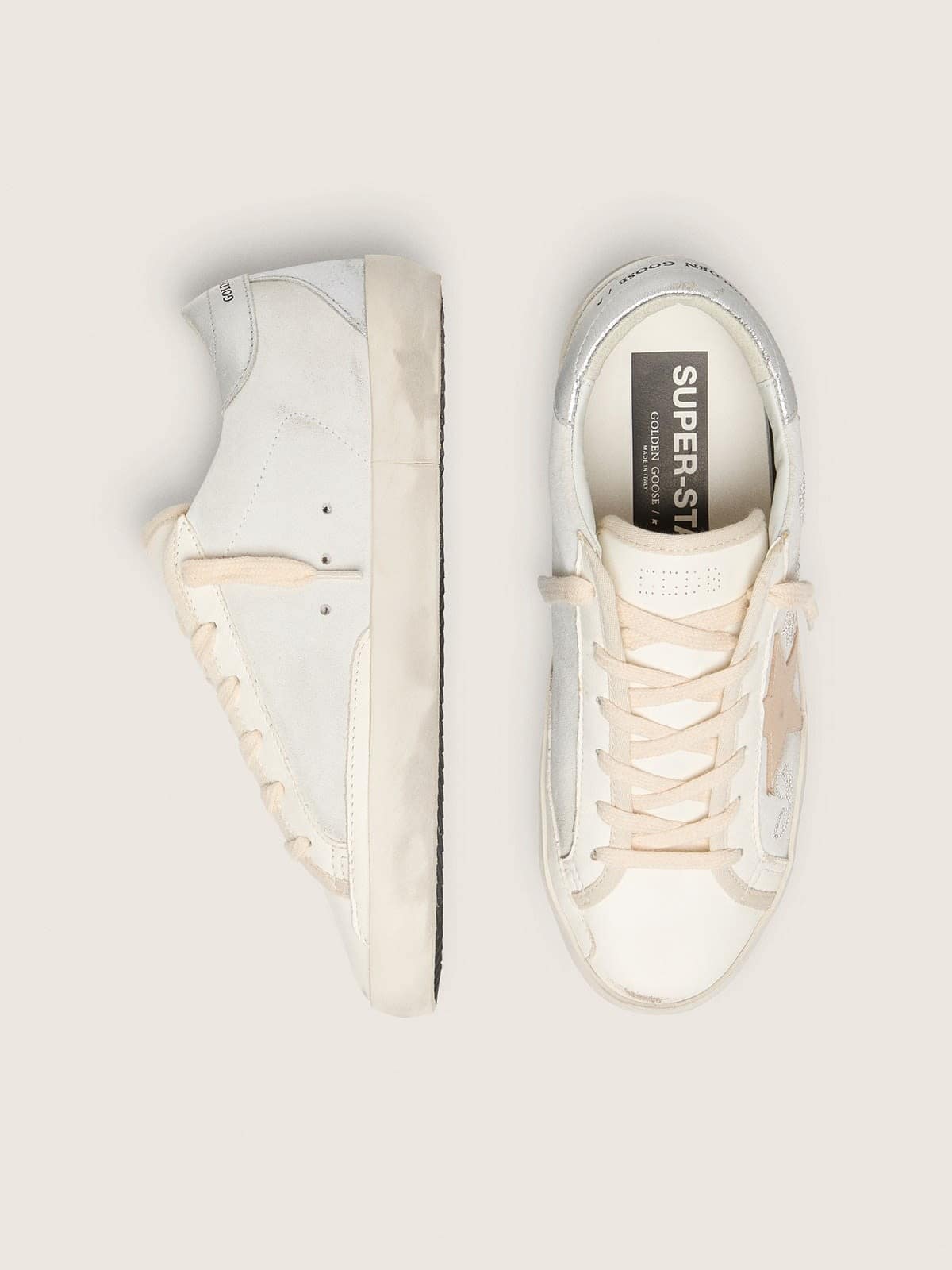 Super-Star LTD with Swarovski crystals and smoke gray leather star