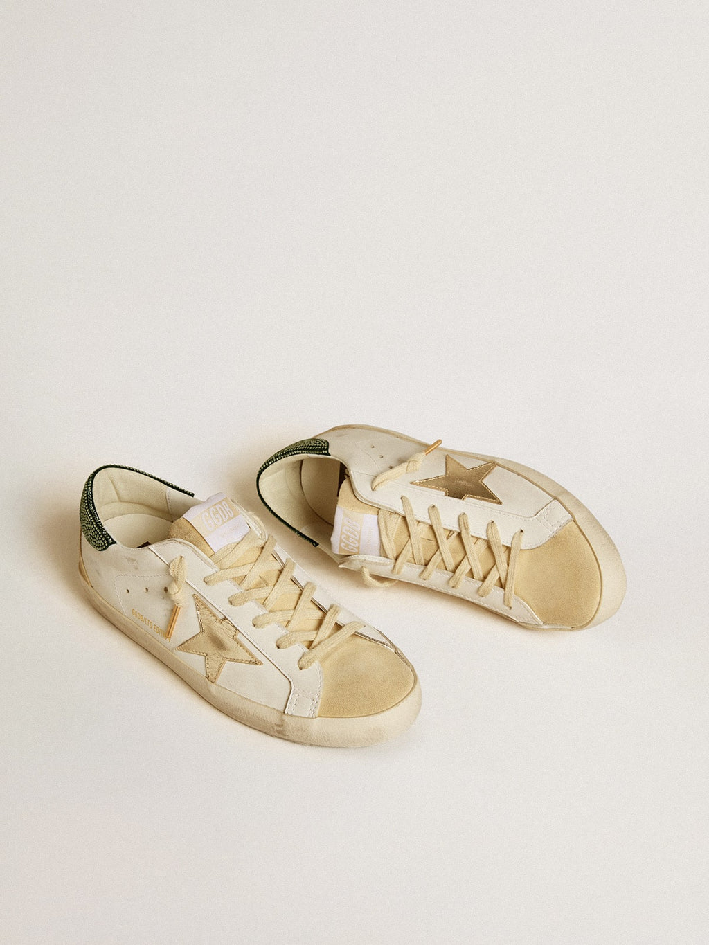 Women’s Super-Star LTD with leather star and Swarovski crystal heel tab