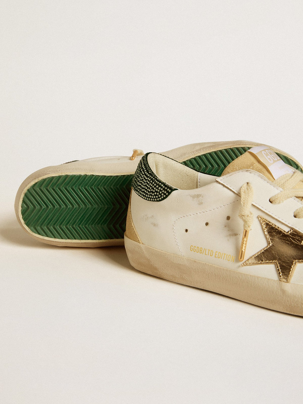 Women’s Super-Star LTD with leather star and Swarovski crystal heel tab