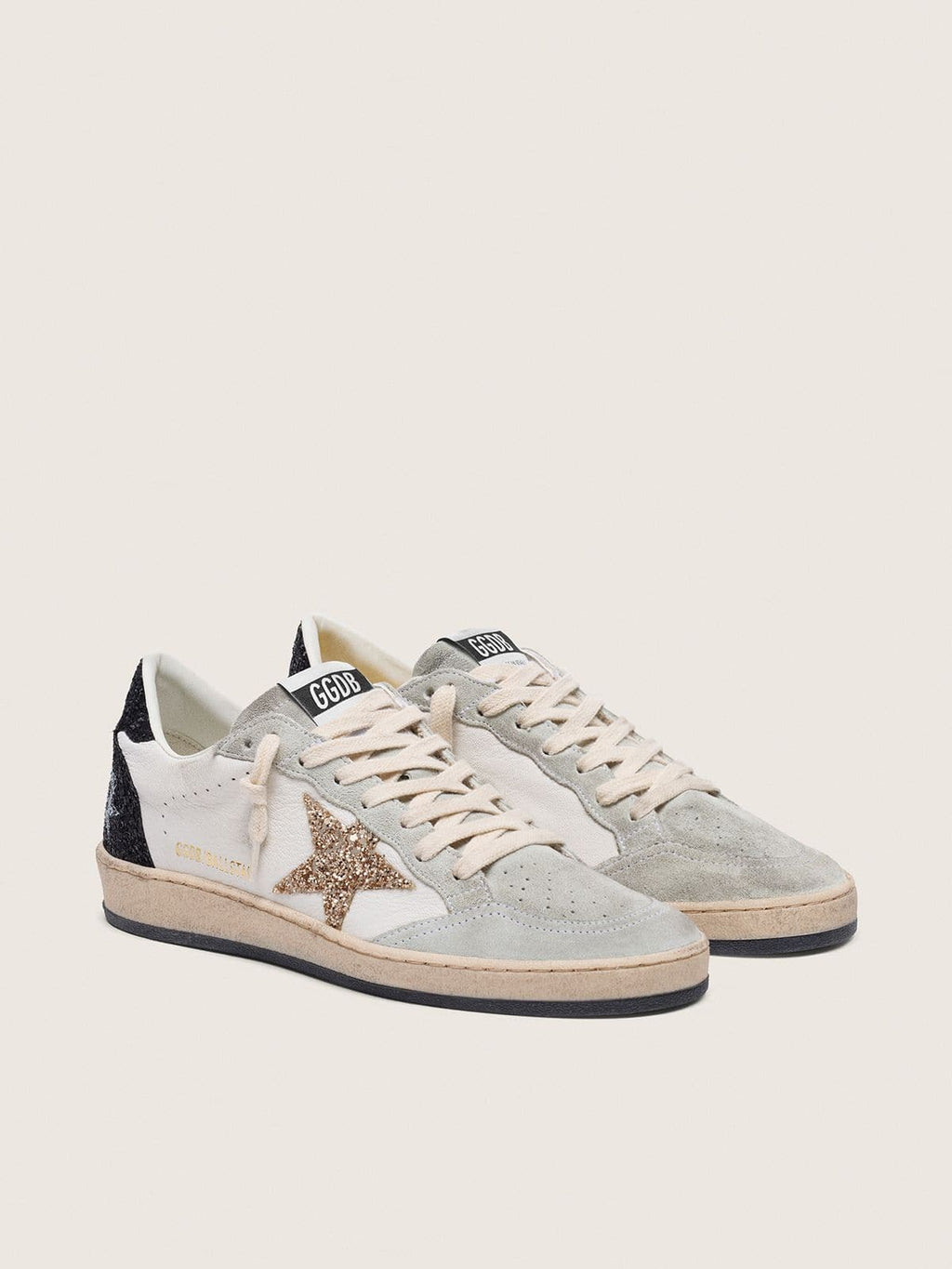 Women’s Ball Star LTD in nappa and suede with glitter star and black heel tab