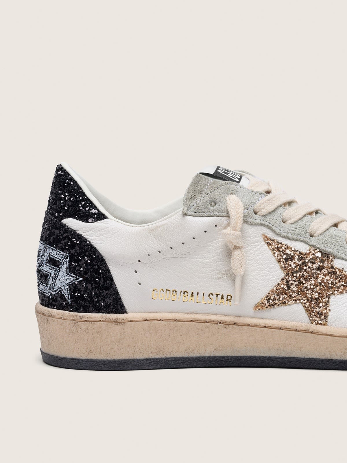 Women’s Ball Star LTD in nappa and suede with glitter star and black heel tab
