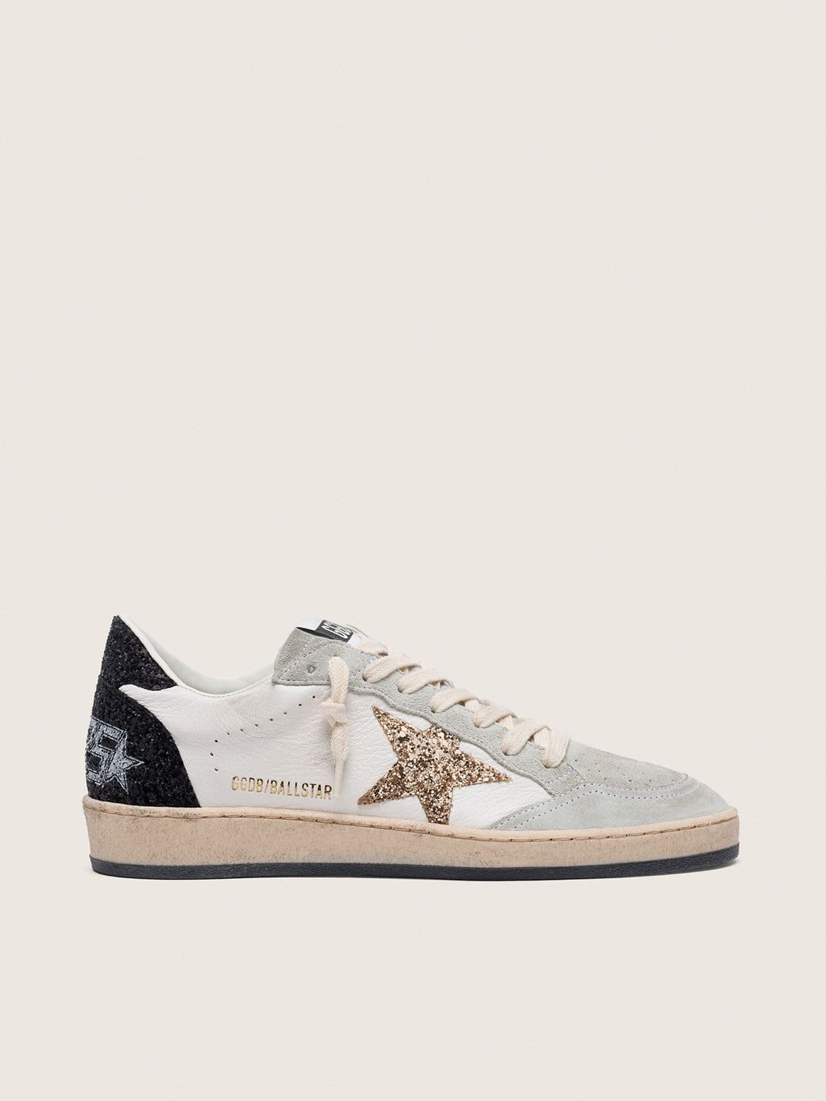 Women’s Ball Star LTD in nappa and suede with glitter star and black heel tab