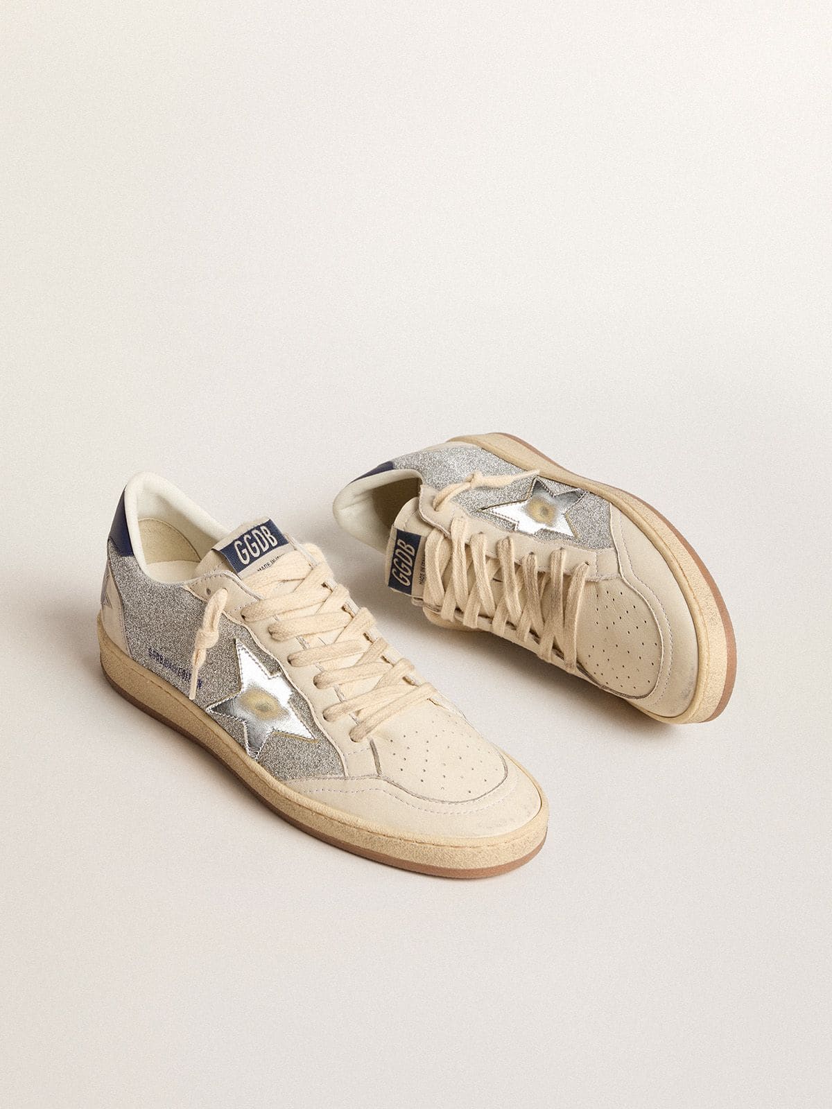 Women's Ball Star LTD in Swarovski crystals and leather with white suede star