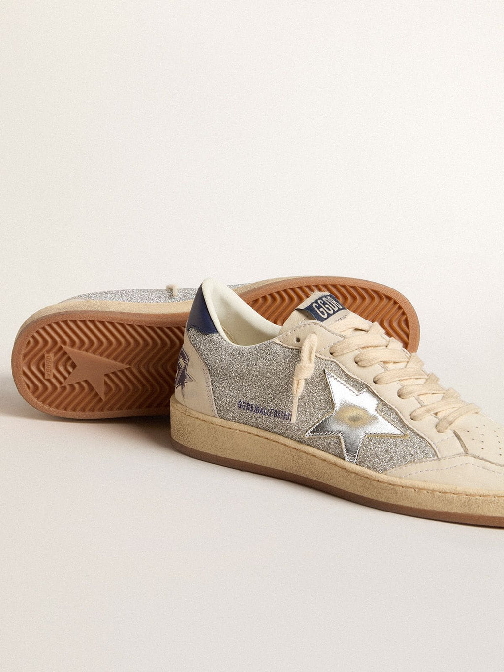 Women's Ball Star LTD in Swarovski crystals and leather with white suede star