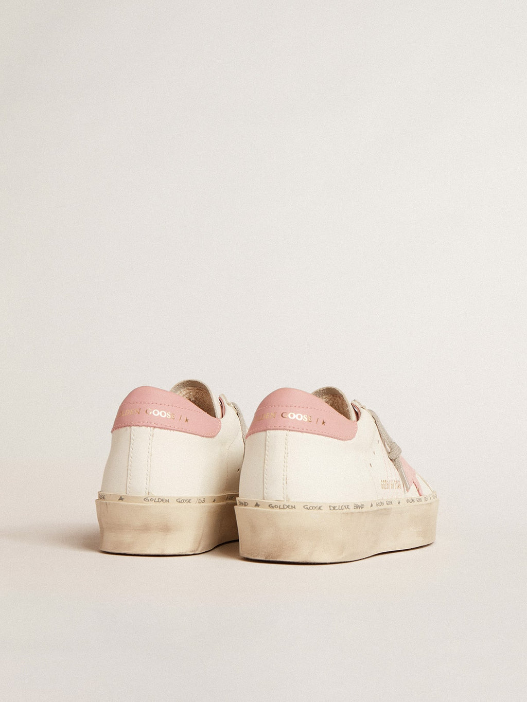 Hi Star with suede star and old rose leather heel tab