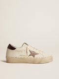 Women's Hi Star LTD in nappa with glitter star and lizard-print heel tab
