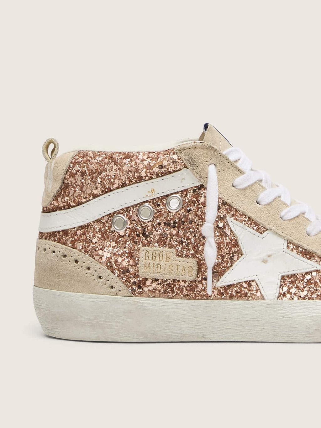 Women's Mid Star with pink glitter