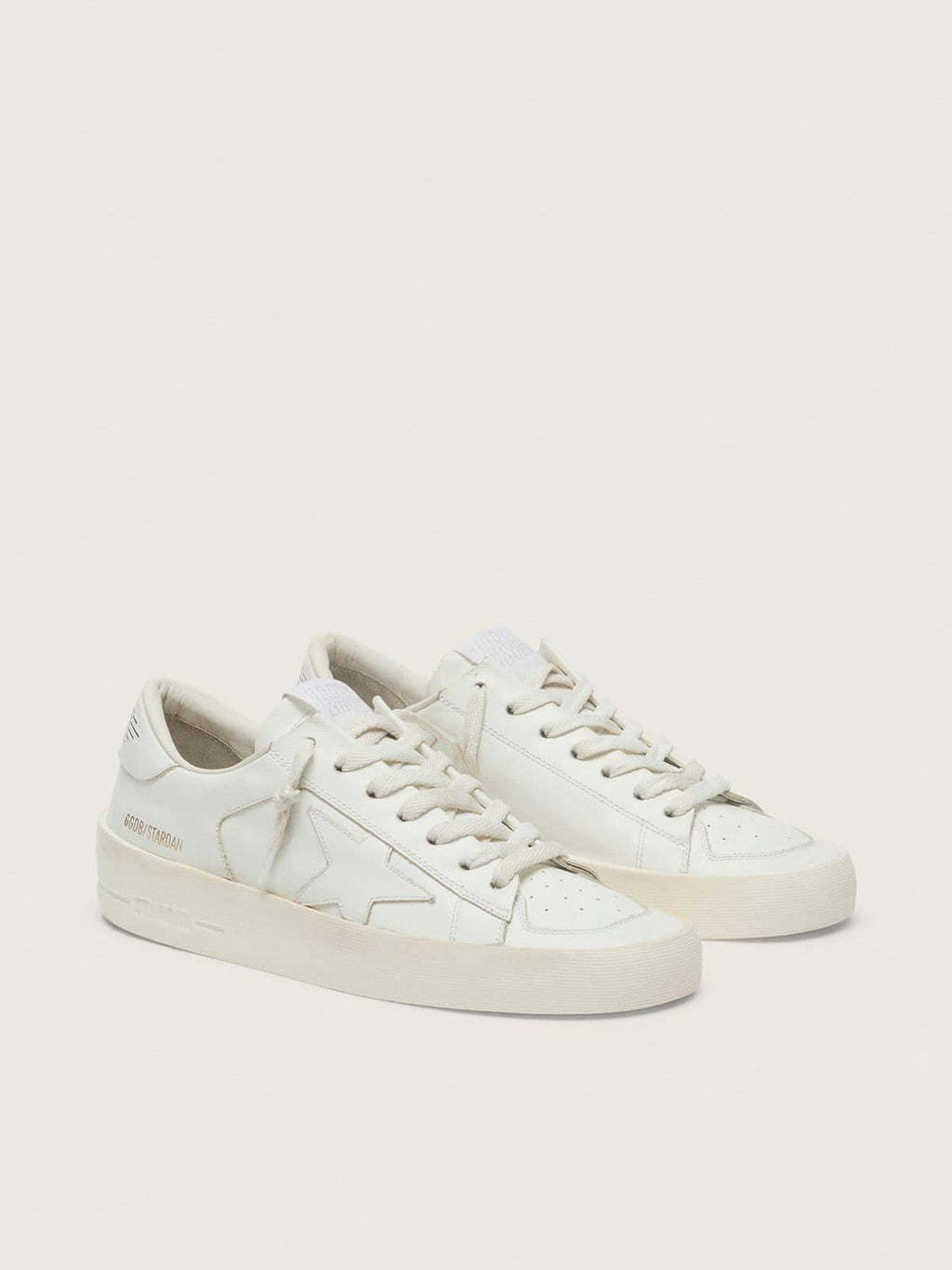 Women's Stardan in total white leather