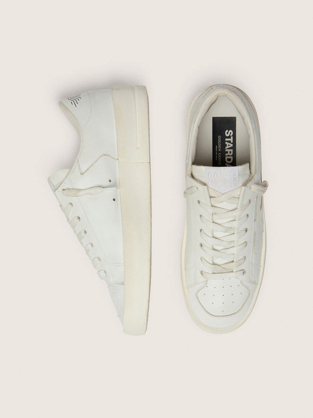 Women's Stardan in total white leather