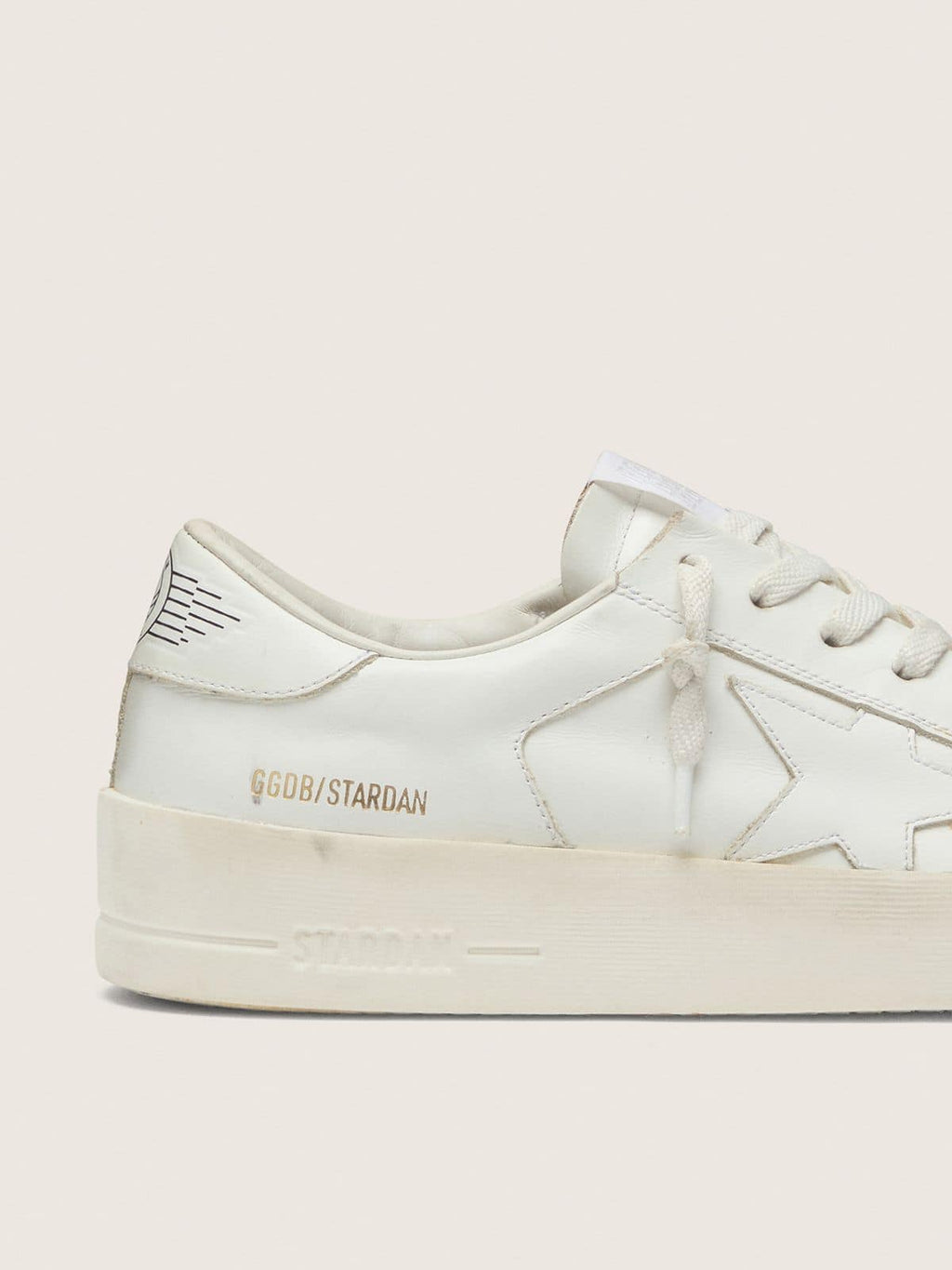 Women's Stardan in total white leather