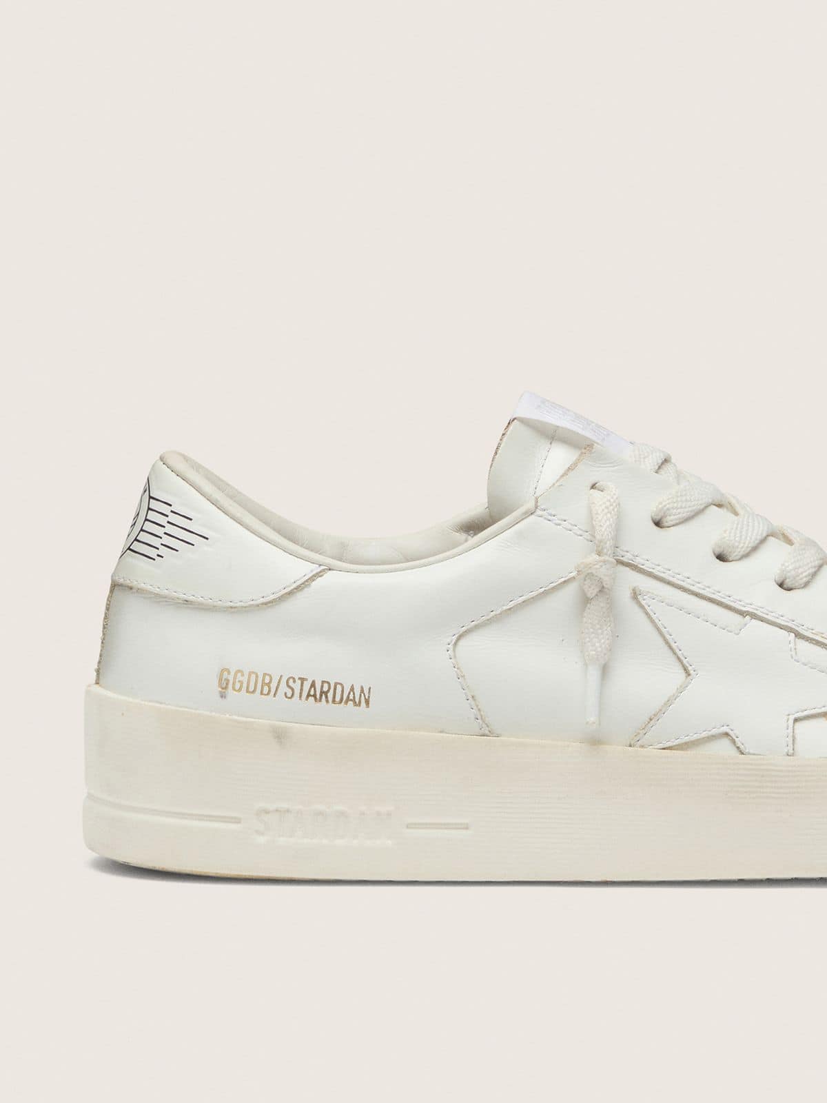 Women's Stardan in total white leather