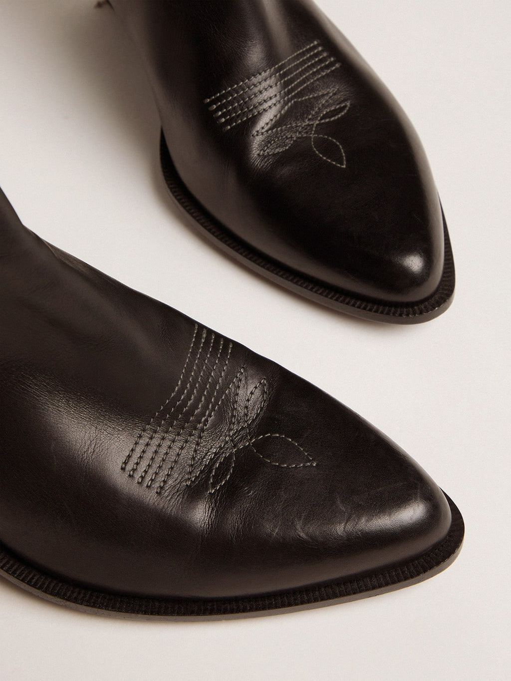 Women's Sunset boots in black leather