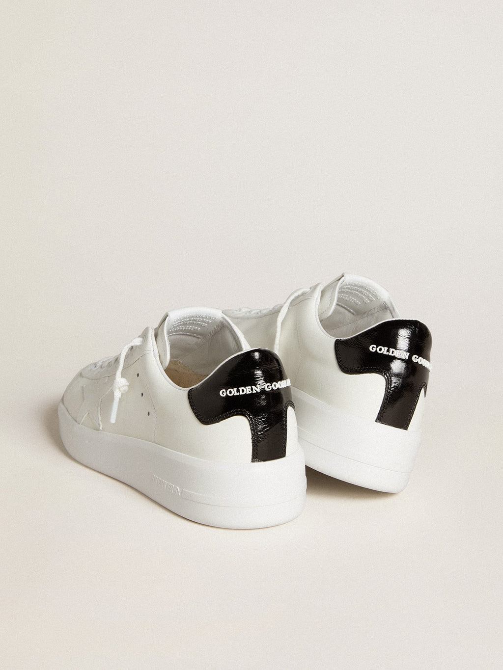 Women's Purestar with leather star and black patent leather heel tab