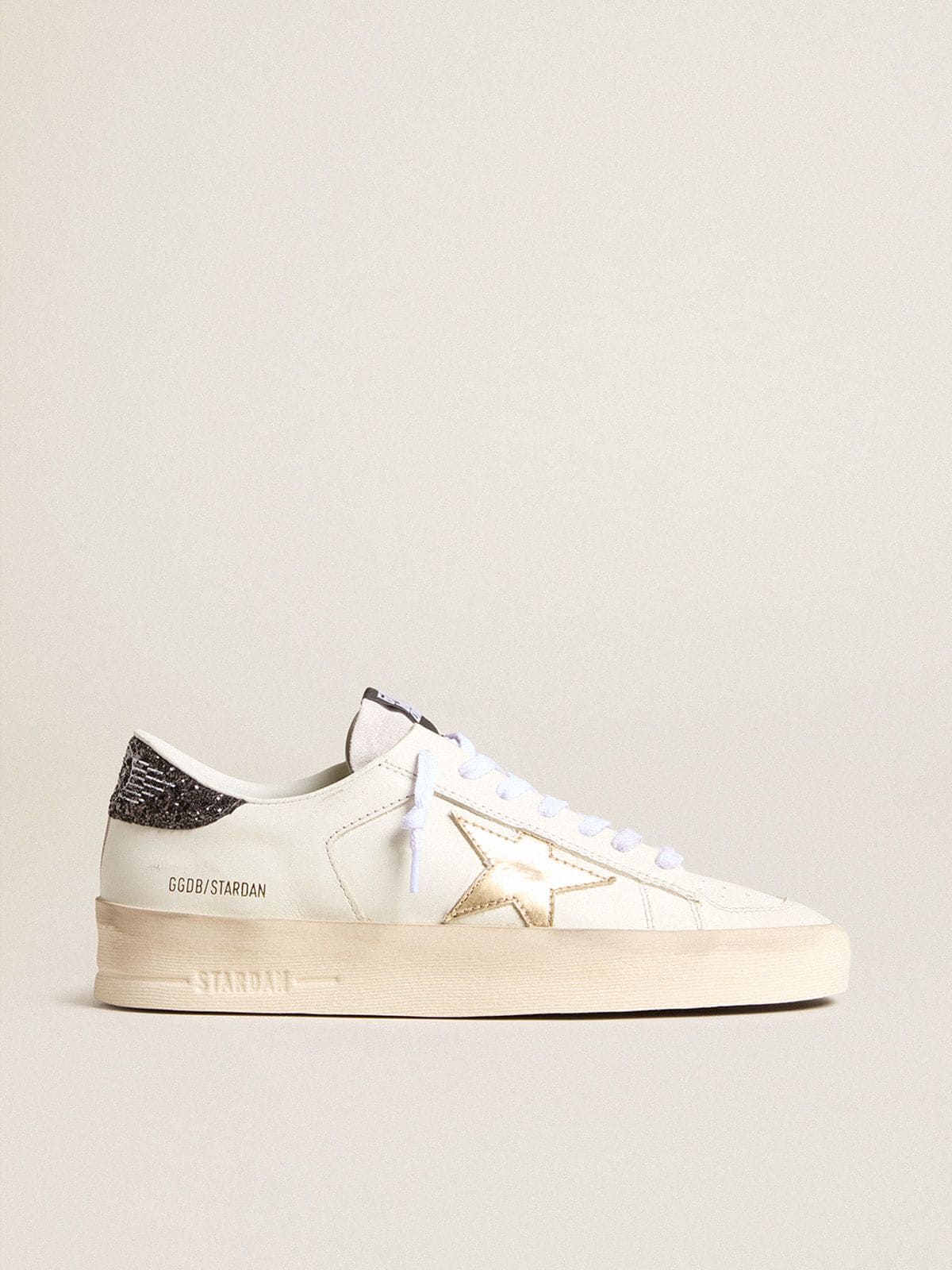 Women’s Stardan with gold star and glitter heel tab