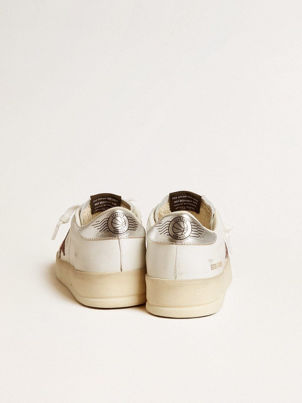 Women's Stardan in nappa with glitter star and metallic leather heel tab