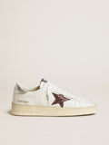 Women's Stardan in nappa with glitter star and metallic leather heel tab