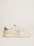 Stardan LTD with beige leather star and crocodile beige leather heel tab