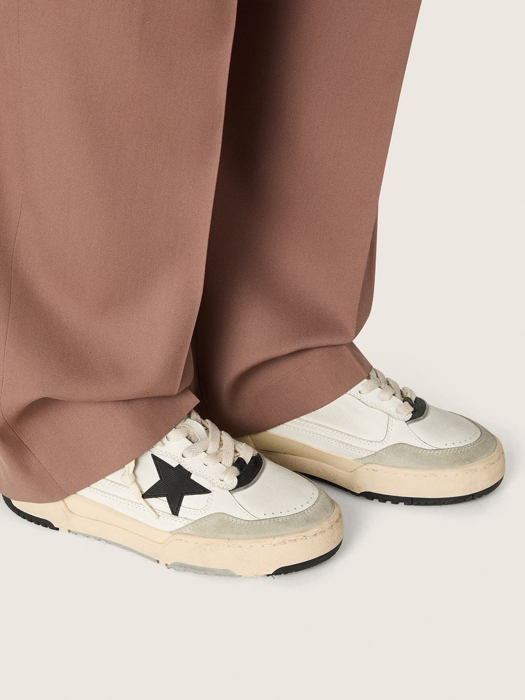 Women’s Forty2 with black star and black leather heel tab